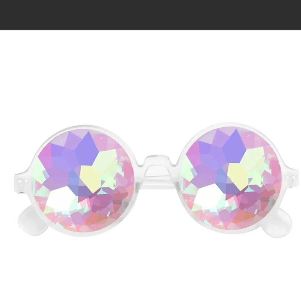 NWOT Holographic Kaleidoscope Prism Glasses